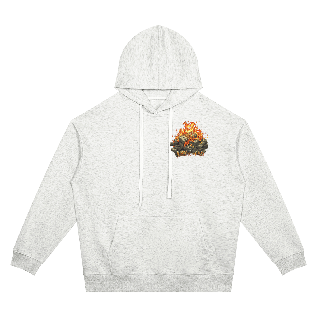 Dice Game Two-Sided Graphic Drop Shoulder Hoodie