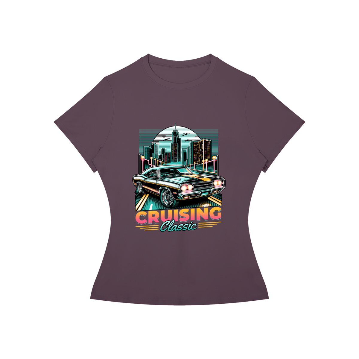 Cruising Classic Women’s Slim-Fit Graphic Tee