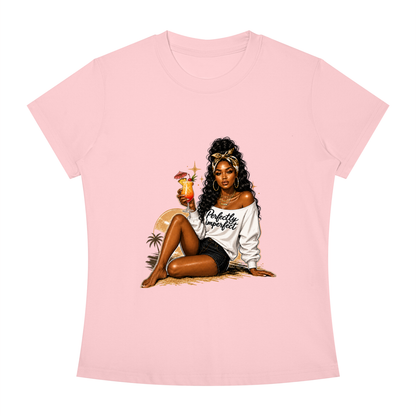 Perfectly Imperfect Women’s Slim-Fit Graphic Tee