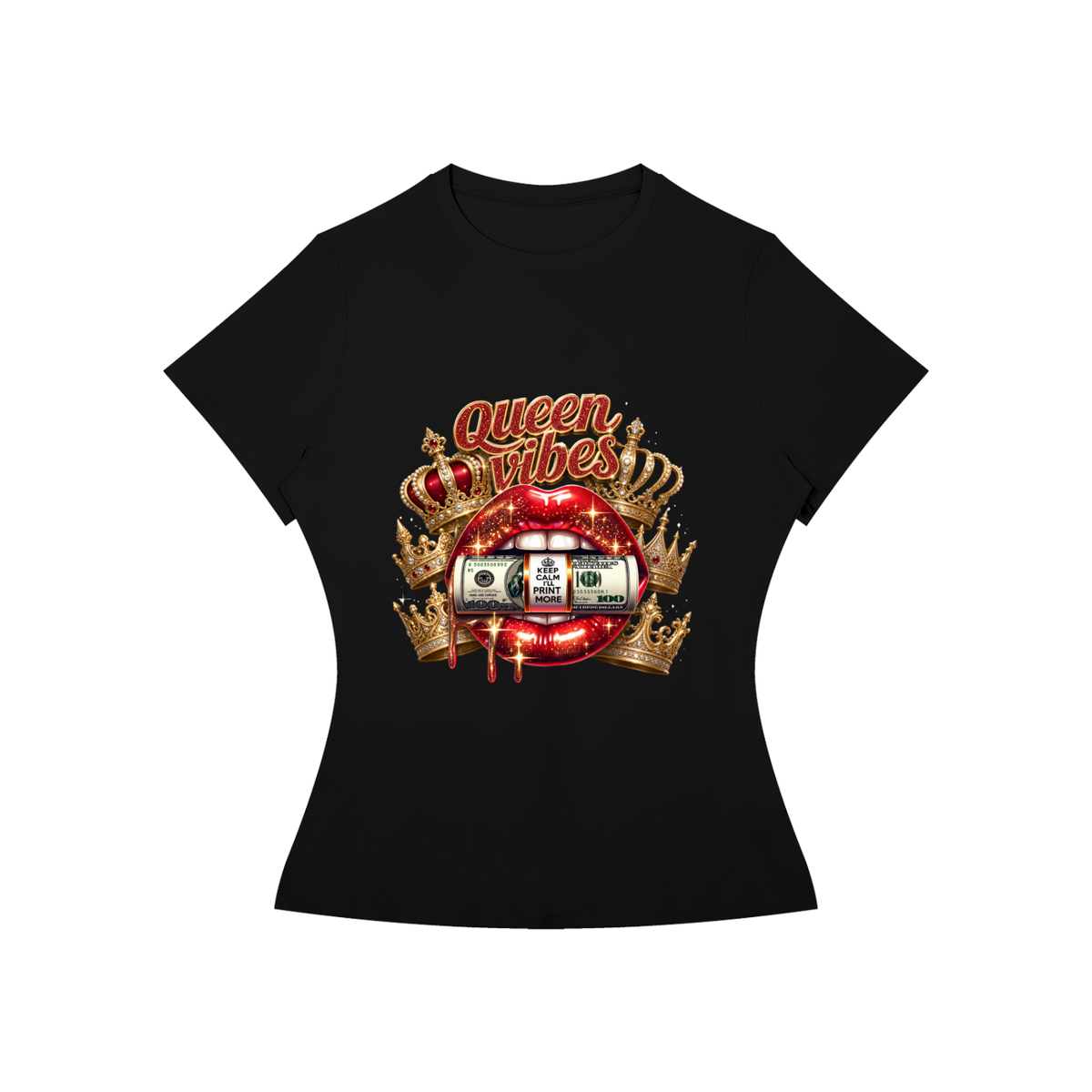 Queen Vibe Lips Women’s Graphic Tee