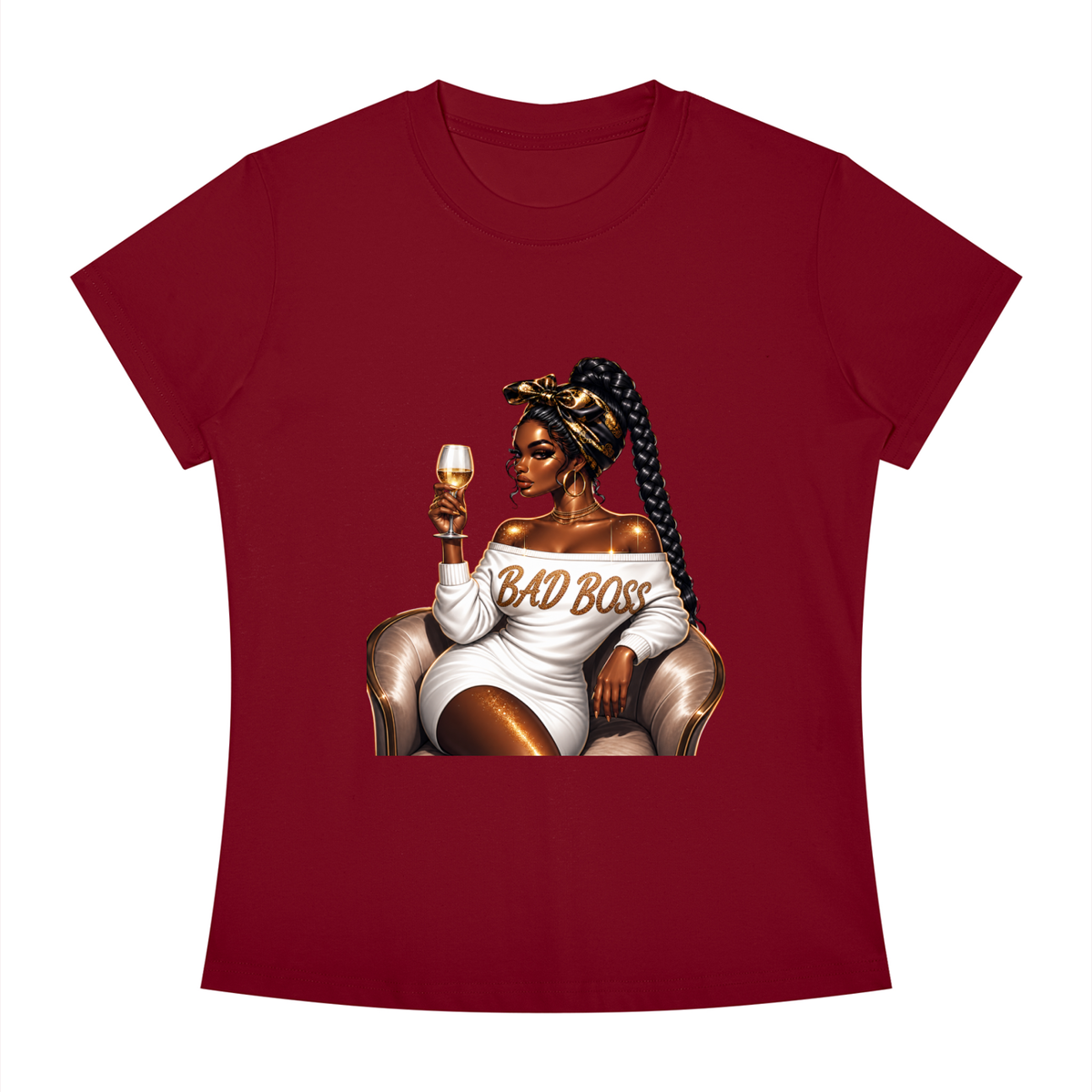 Bad Boss Women’s Slim-Fit Graphic Tee