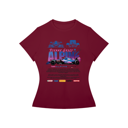 Alpine Formula F1 Racing Women’s Slim-Fit Tee