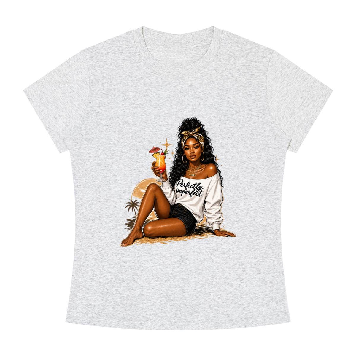 Perfectly Imperfect Women’s Slim-Fit Graphic Tee
