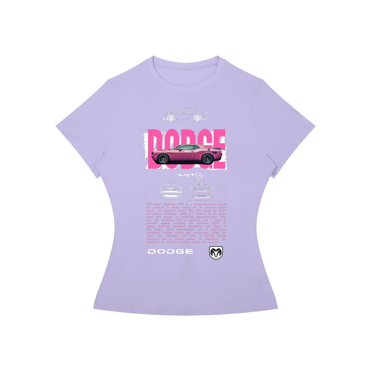 Dodge Challenger SRT Women’s Slim-Fit Graphic Tee