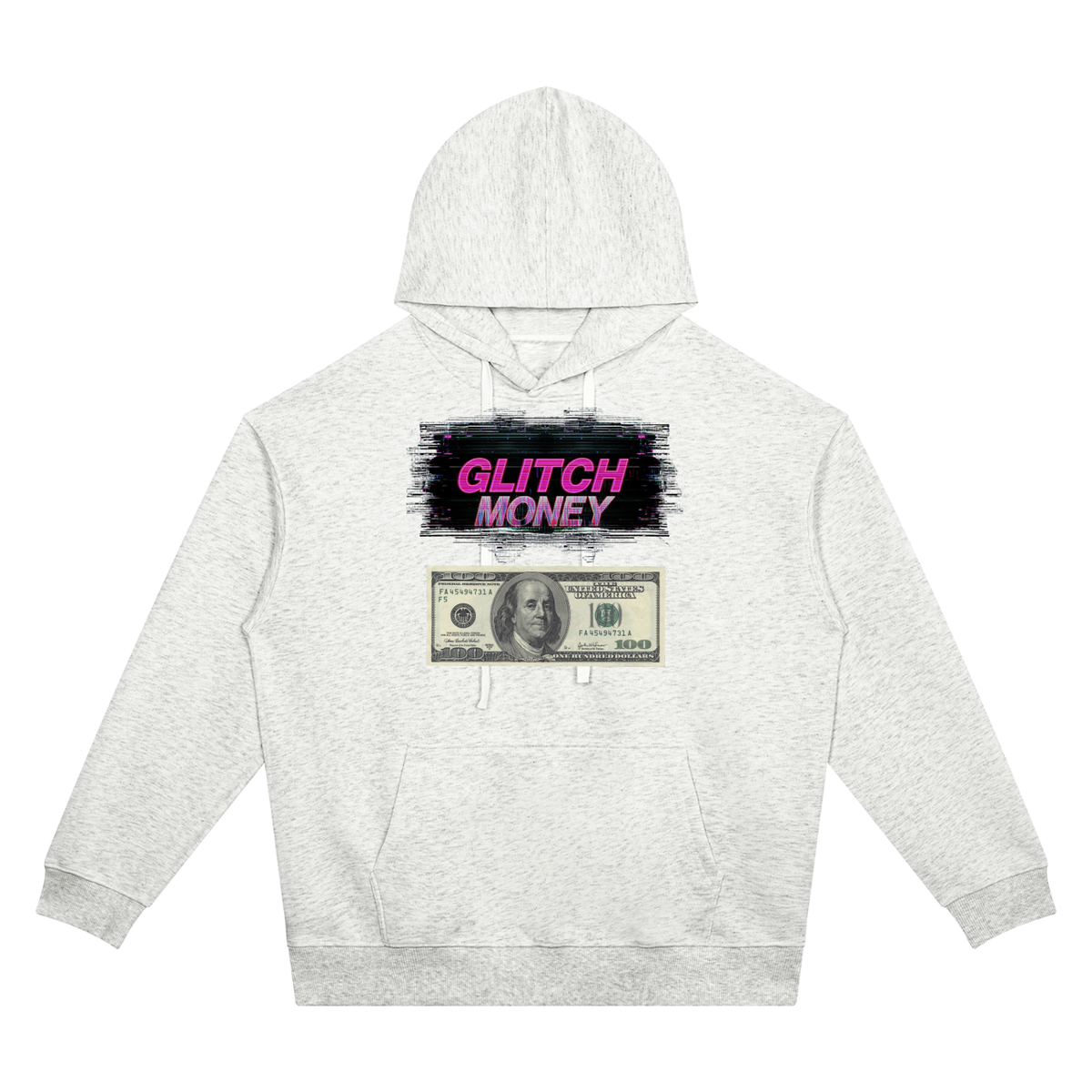 Hustle and Grow Two-sided Graphic Drop Shoulder Hoodie