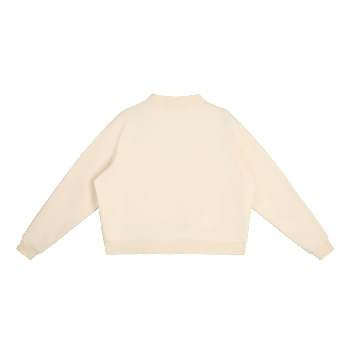 Unapologetic Lips Oversized Mock-Neck Sweatshirt