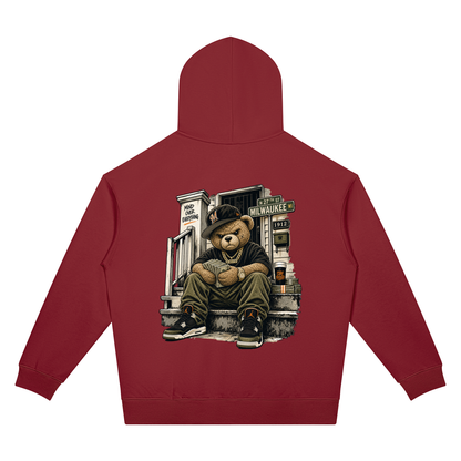 Milwaukee Bear Two-Sided Graphic Hoodie