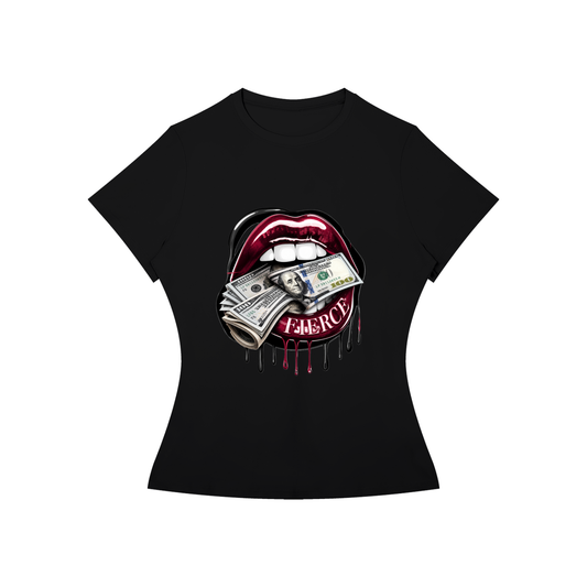 Fierce Lips Women’s Slim-Fit Graphic Tee
