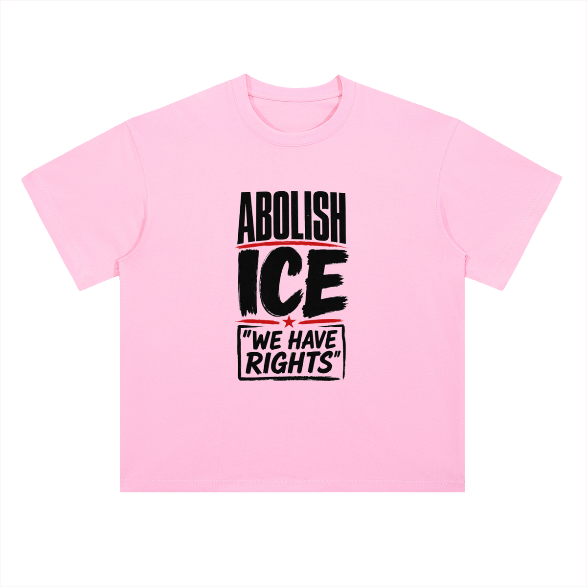 Abolish ICE Statement Graphic T-Shirt
