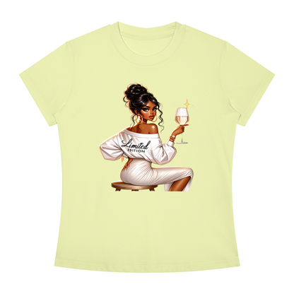 Limited Edition Champagne Woman Women’s Slim-Fit Tee