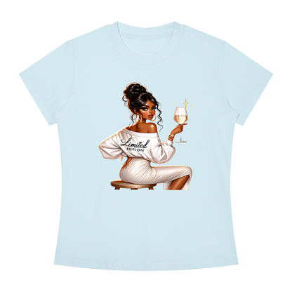Limited Edition Champagne Woman Women’s Slim-Fit Tee