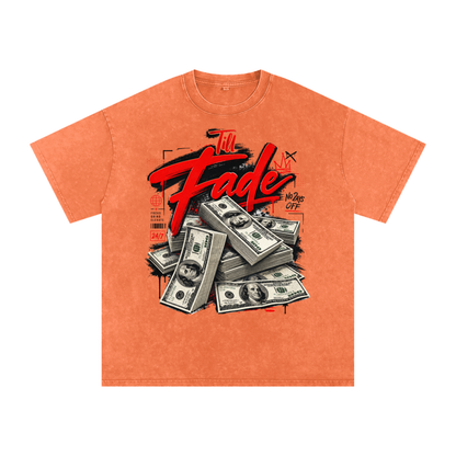 Til Fade Snow-Washed Cotton Graphic Tee