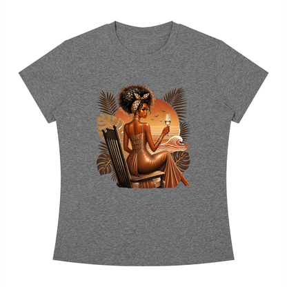 Sunset Toast Women’s Slim-Fit Graphic Tee