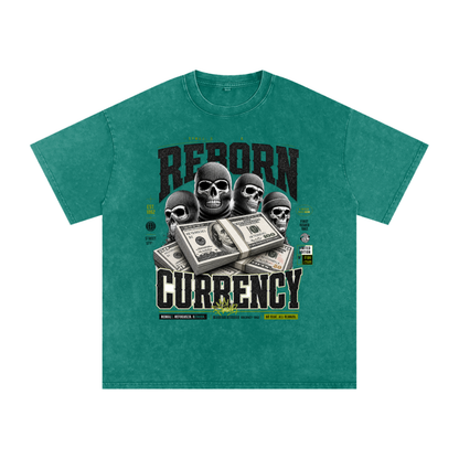 Reborn Currency Snow-Washed Cotton Graphic Tee