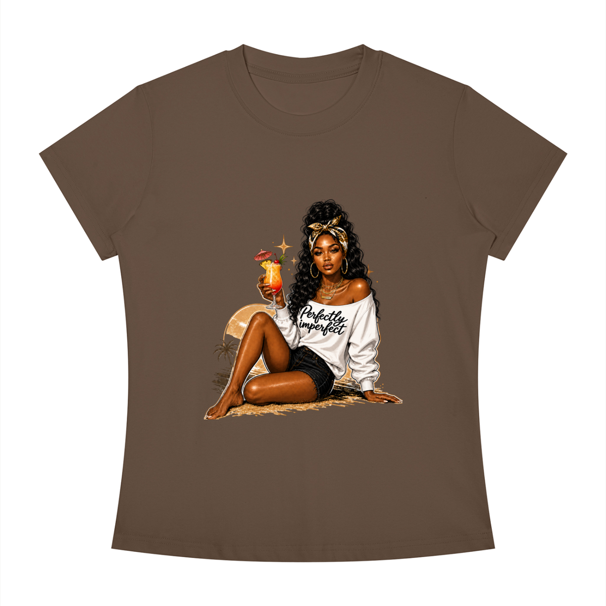 Perfectly Imperfect Women’s Slim-Fit Graphic Tee