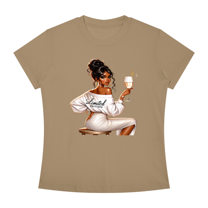Limited Edition Champagne Woman Women’s Slim-Fit Tee