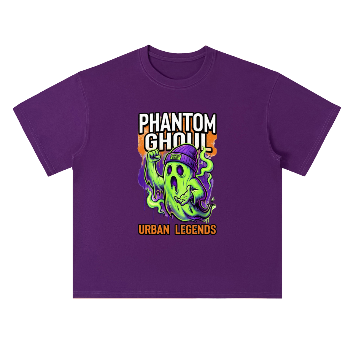 Phantom Ghouls Urban Legends Graphic Drop Shoulder Tee