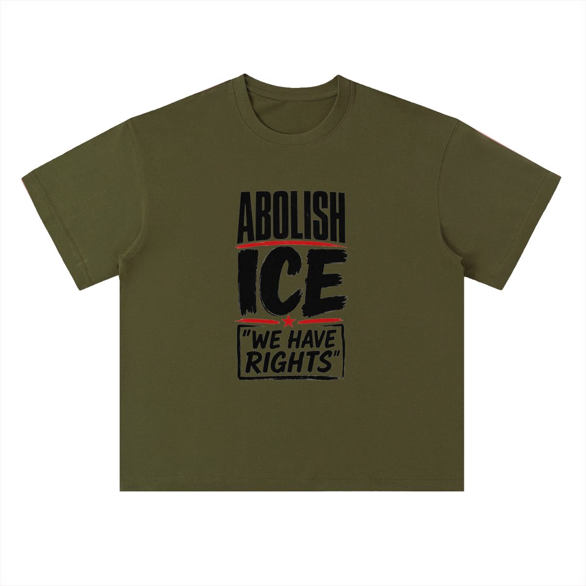 Abolish ICE Statement Graphic T-Shirt