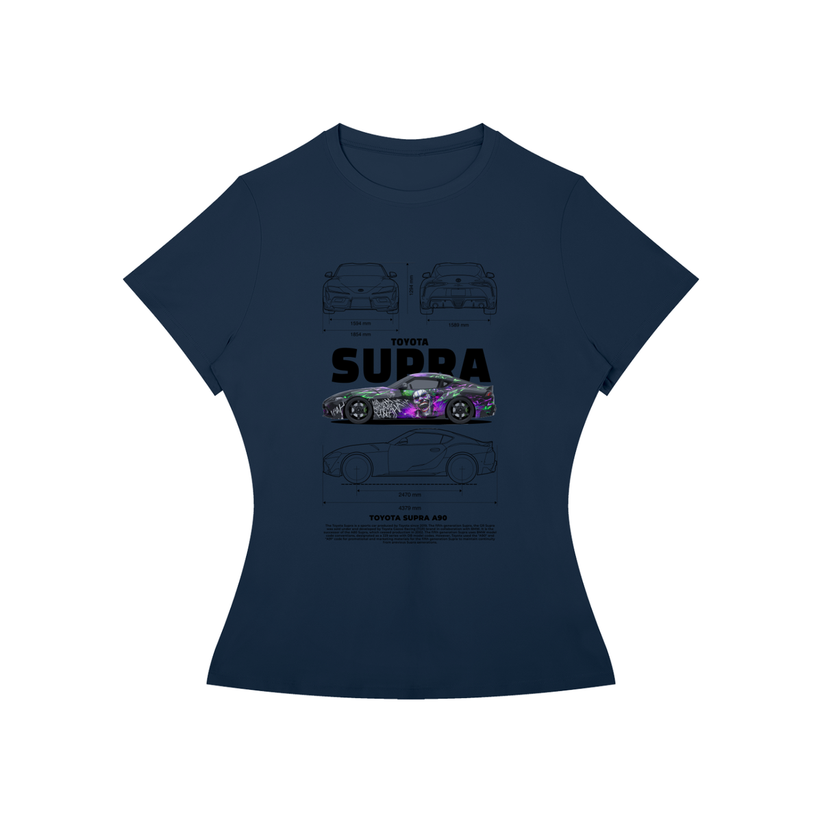 Toyota Supra A90 Women’s Slim-Fit Graphic Tee
