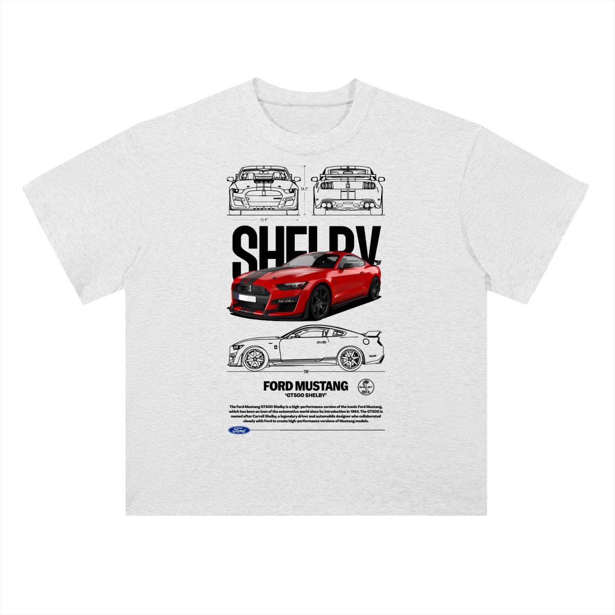 SHELBY MUSTANG GT 500 T-Shirt