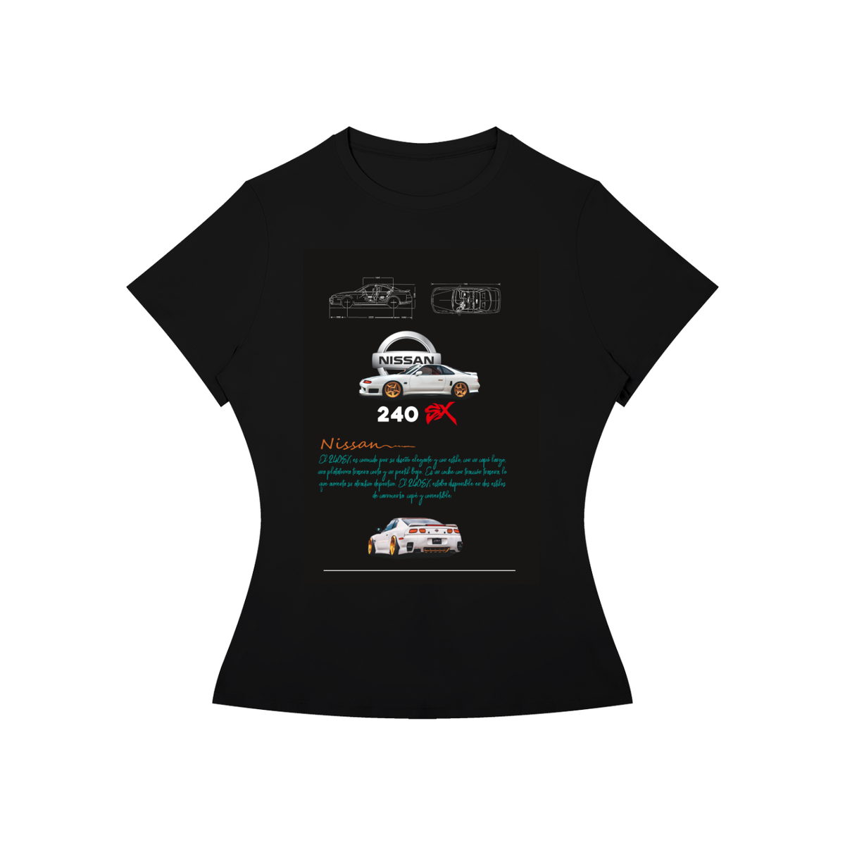 Nissan 240SX Women’s Slim-Fit Graphic Tee
