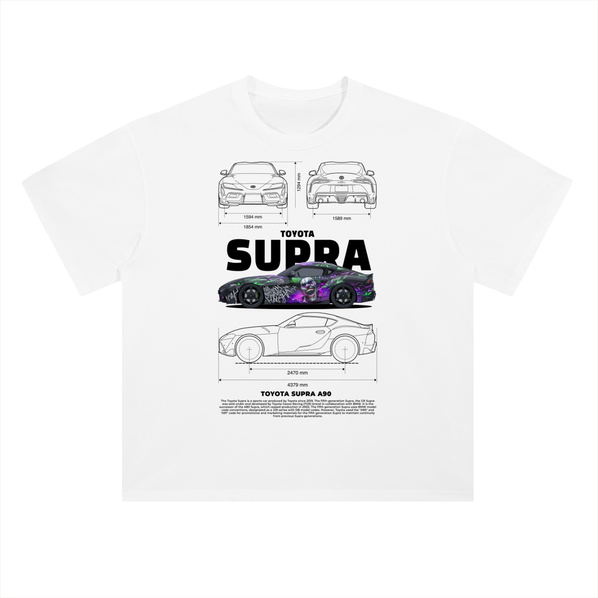 Toyota Supra A90 Cotton Graphic Tee