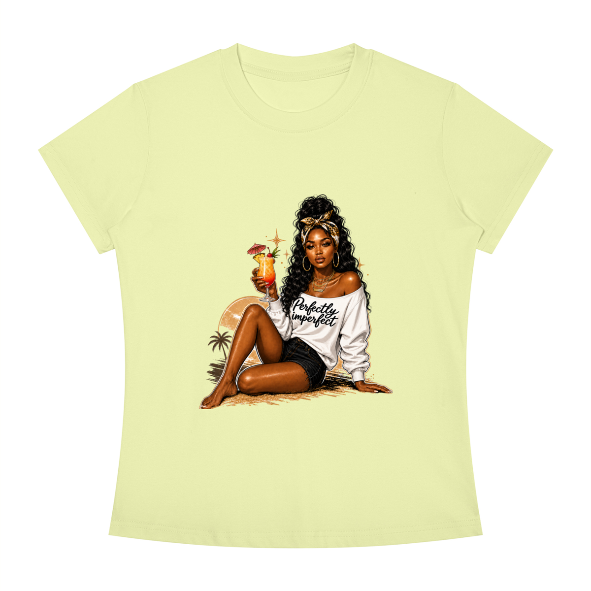 Perfectly Imperfect Women’s Slim-Fit Graphic Tee