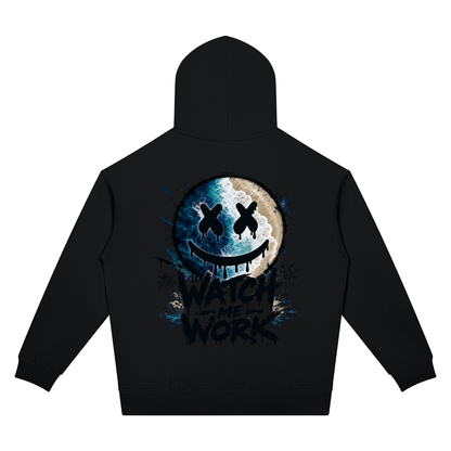 Watch Me Work Two-Sided Graphic Hoodie