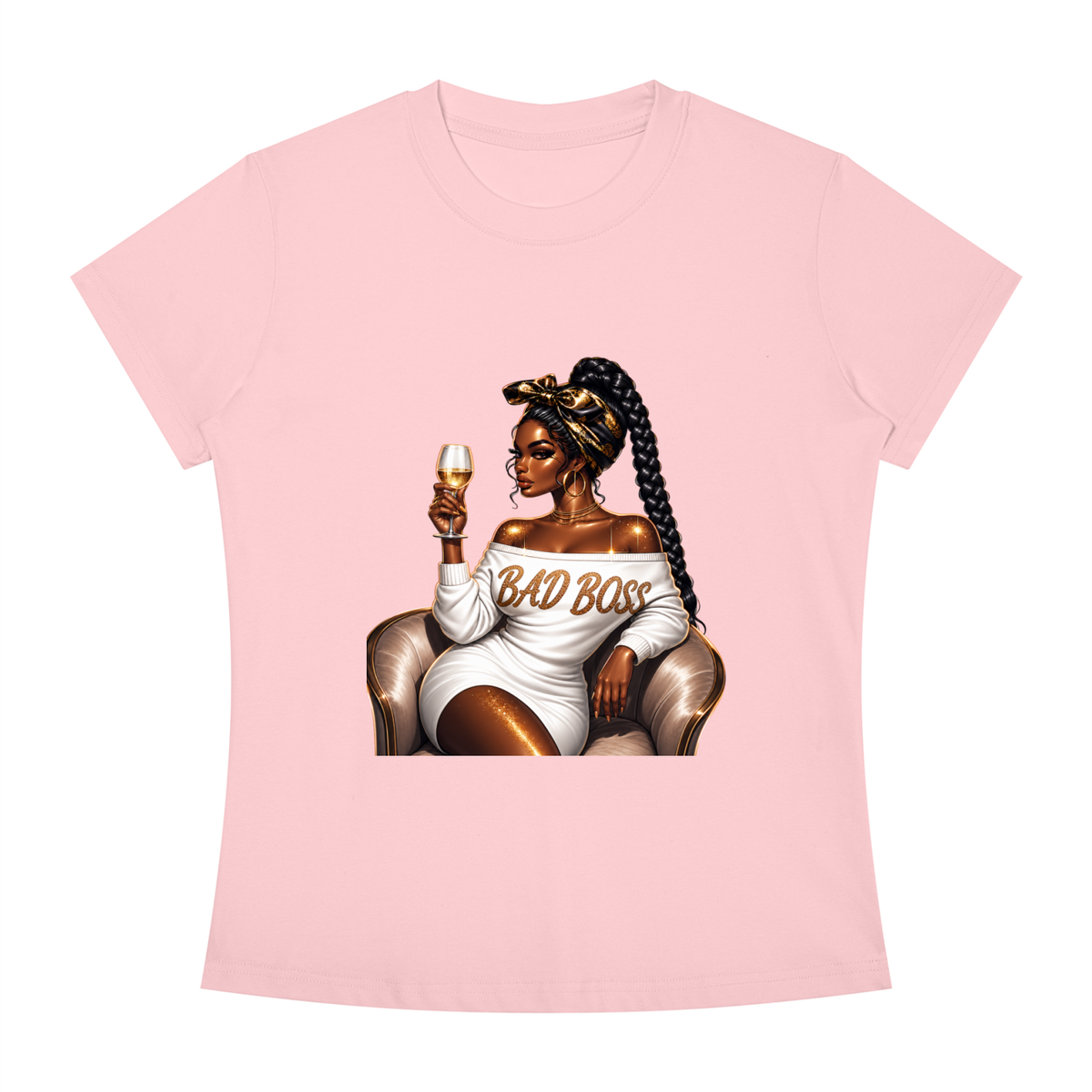 Bad Boss Women’s Slim-Fit Graphic Tee