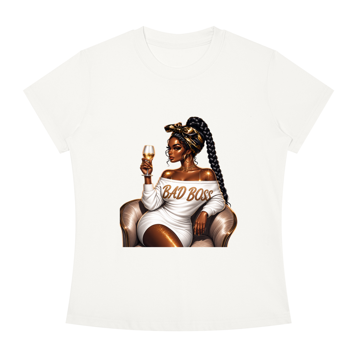 Bad Boss Women’s Slim-Fit Graphic Tee