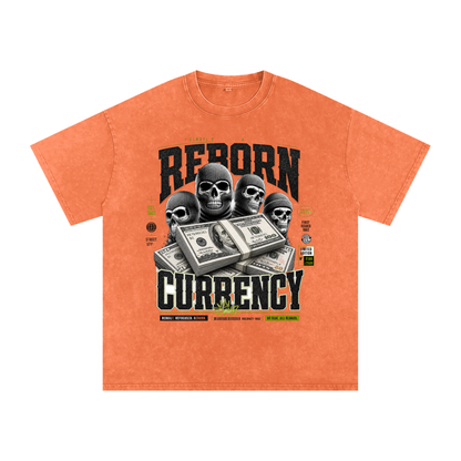 Reborn Currency Snow-Washed Cotton Graphic Tee