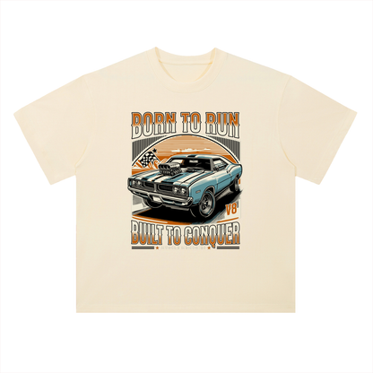 BORN TO RUN & CONQUER Cotton T-Shirt