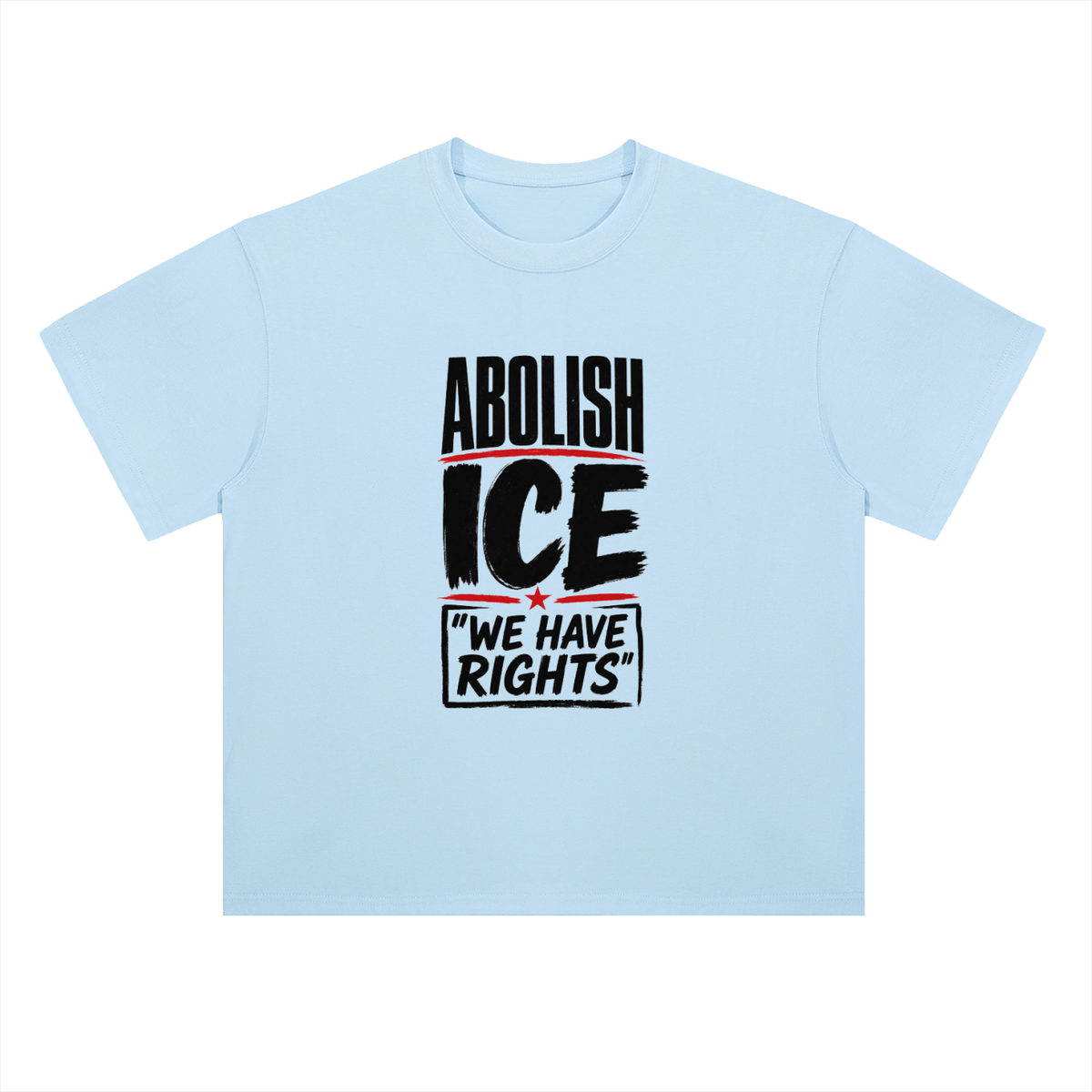 Abolish ICE Statement Graphic T-Shirt