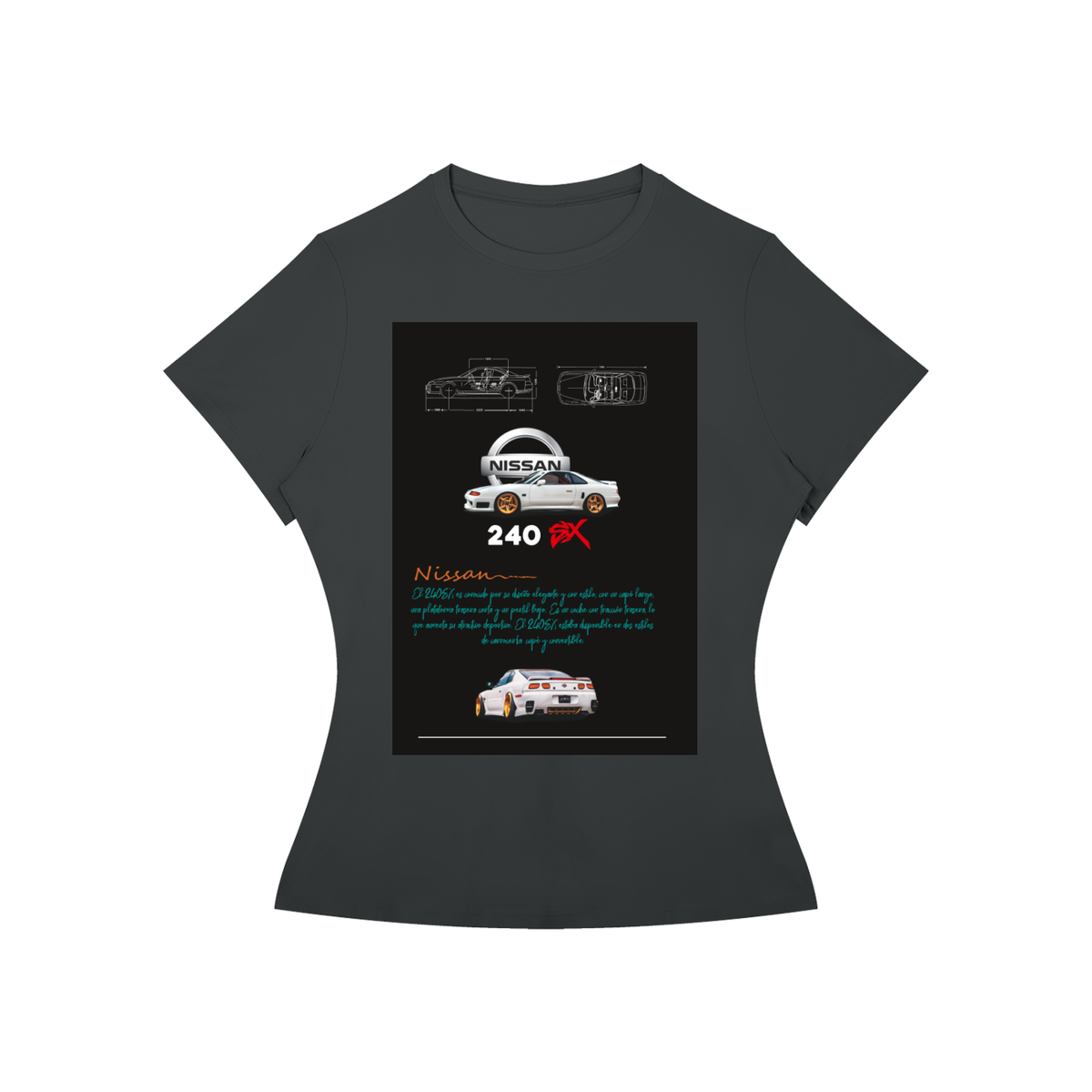Nissan 240SX Women’s Slim-Fit Graphic Tee