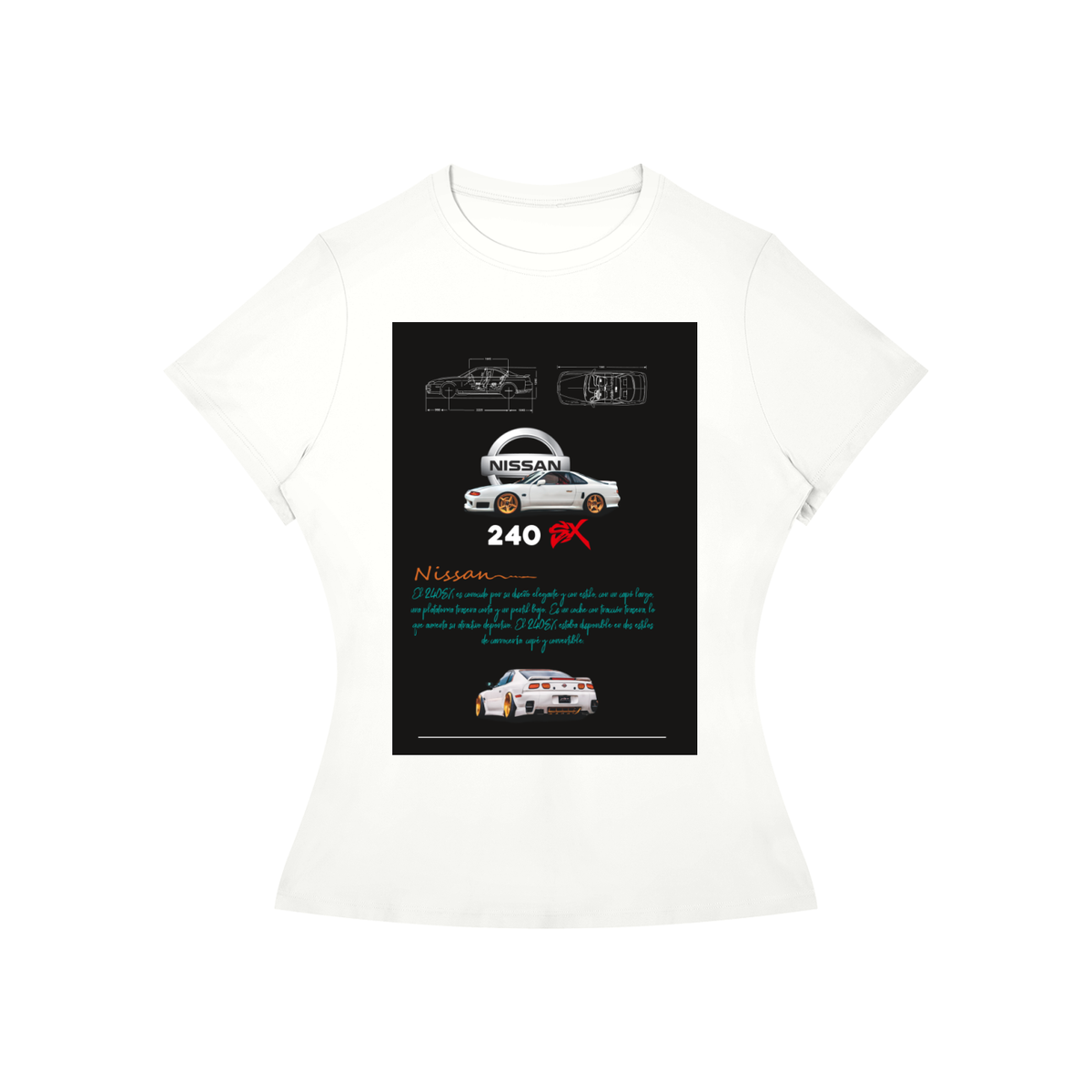 Nissan 240SX Women’s Slim-Fit Graphic Tee