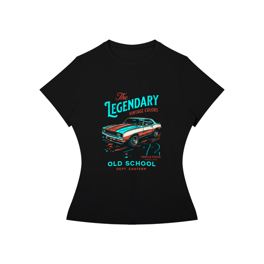 Legendary Old School Women’s Slim-Fit Tee