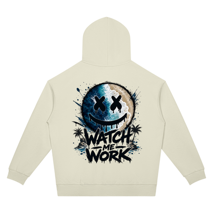 Watch Me Work Two-Sided Graphic Hoodie