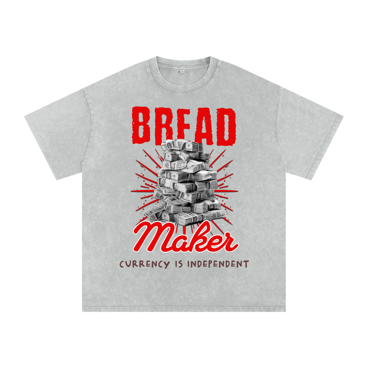 Bread Maker Snow-Washed Cotton Graphic Tee