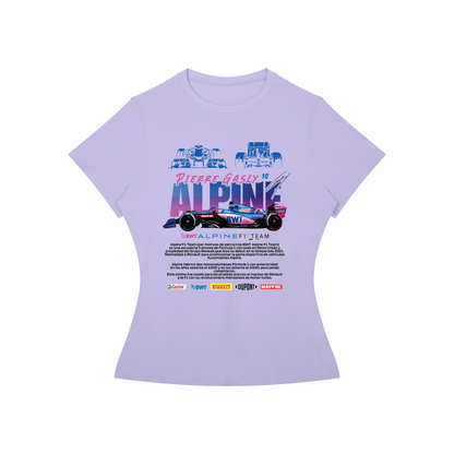 Alpine Formula F1 Racing Women’s Slim-Fit Tee