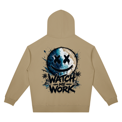 Watch Me Work Two-Sided Graphic Hoodie